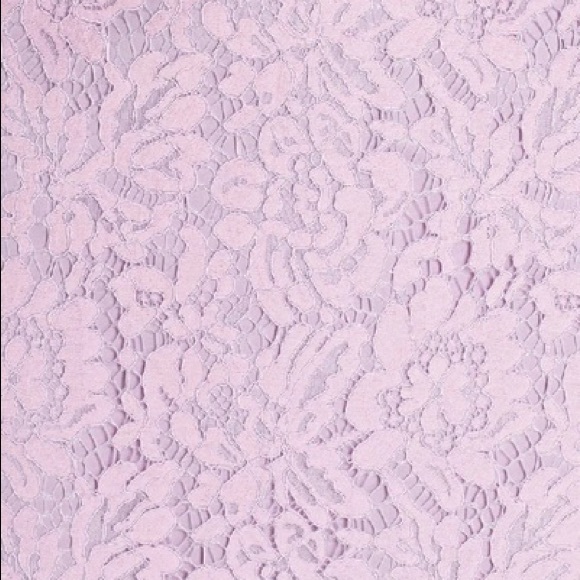 BB Dakota Cara High Neck Lace Cocktail Dress In Lavender - Picture 9 of 9